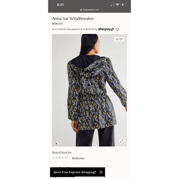 Anna Sui Windbreaker - Picture 6 of 7